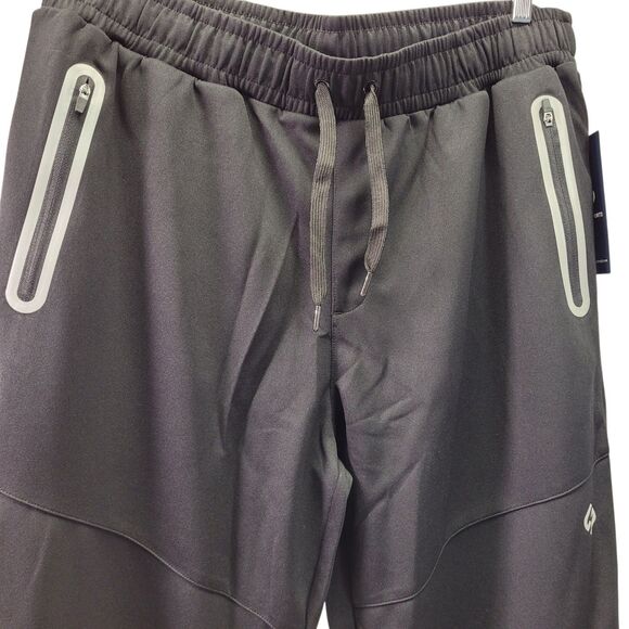 HODOSPORTS Men's Joggers Black Jogger Zipper Pockets Workout Pant X-Large - Picture 3 of 10